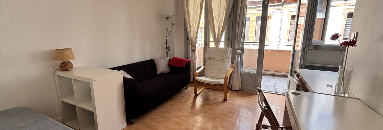 Appartement 1 Pièce 26 m² à louer à Toulouse (31000)