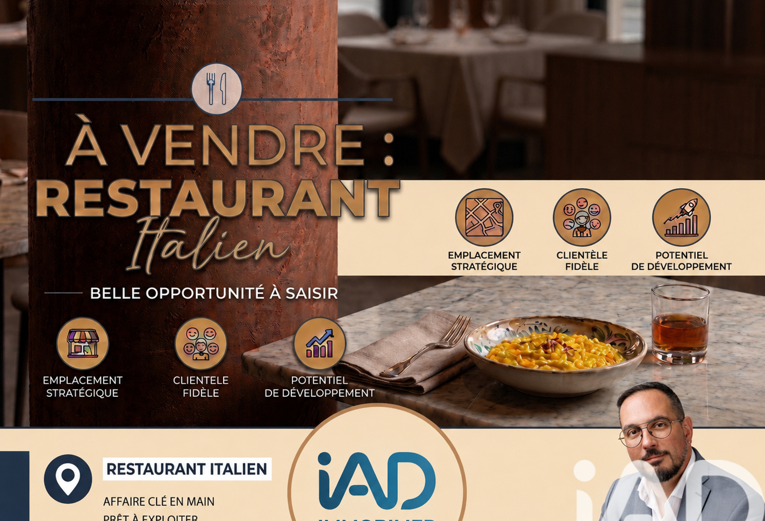 Vente Restaurant 250 m&sup2; — photo 1