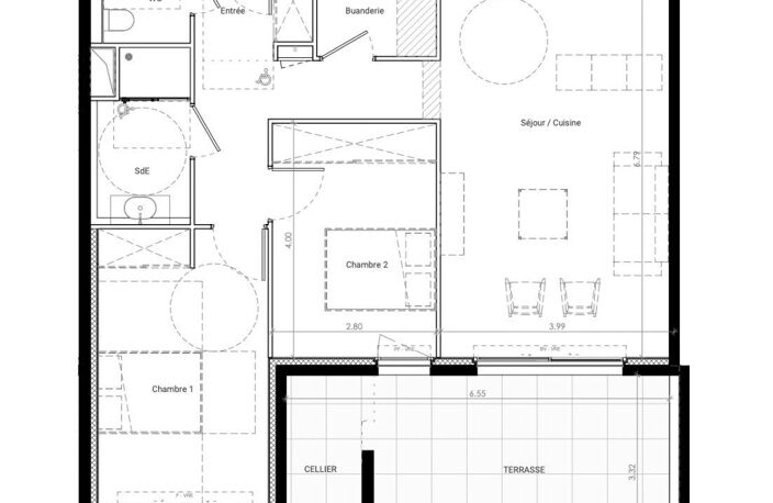 Vente Appartement 3 pièces — photo 3