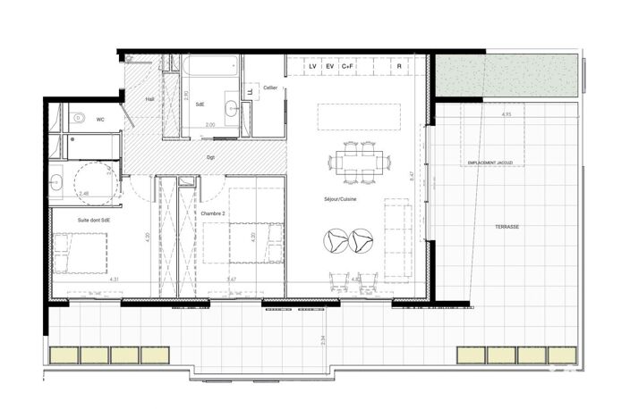 Vente Appartement 3 pièces — photo 3