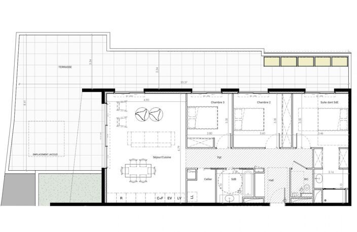 Vente Appartement 4 pièces — photo 3