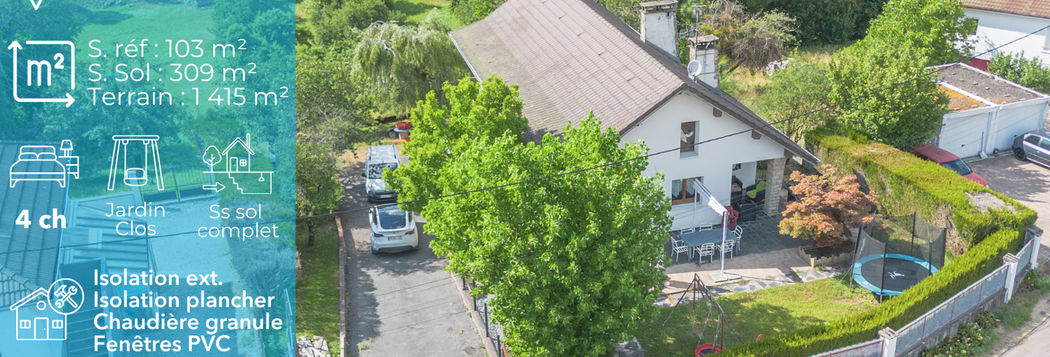 Maison 6 Pièces 103 m² à vendre à Luze (70400)