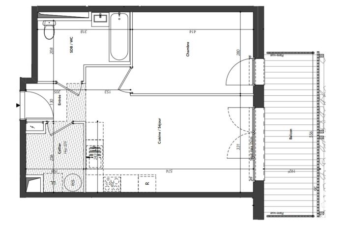 Vente Appartement 2 pièces — photo 4