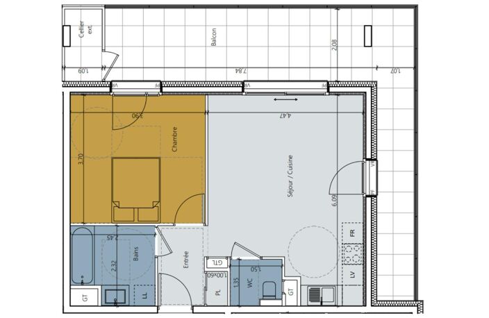 Vente Appartement 2 pièces — photo 5