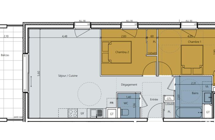Vente Appartement 3 pièces — photo 4