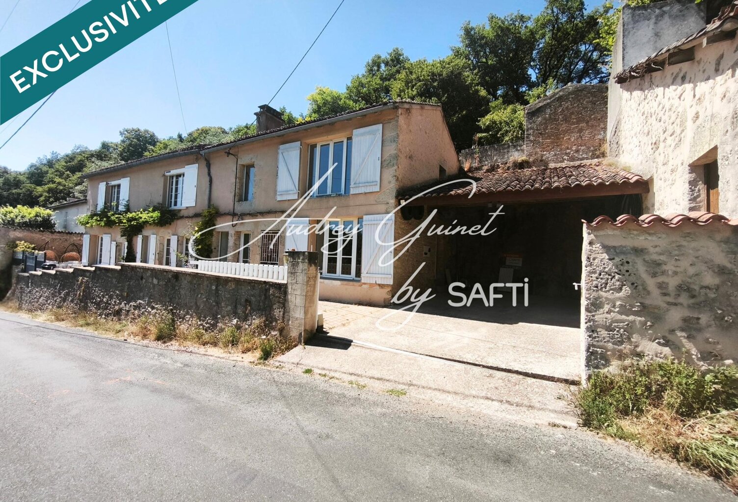 BÉRUGES  MAGNIFIQUE MAISON EN PIERRE RÉNOVÉE — photo 1