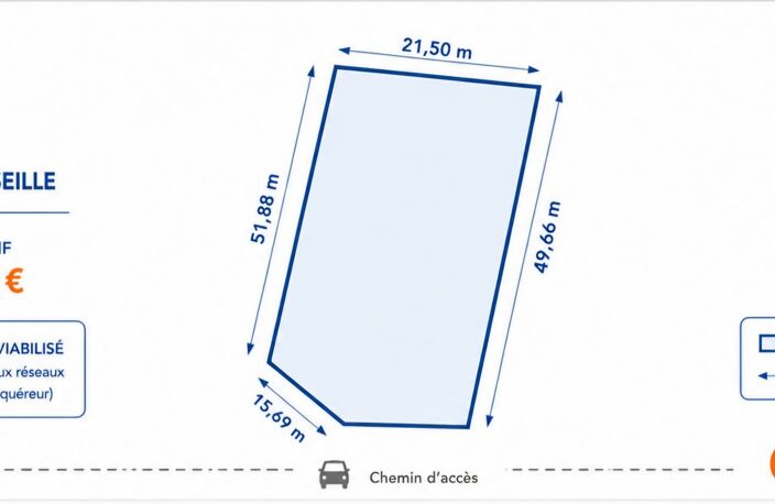 Vente Terrain à bâtir 1 100 m&sup2; — photo 5