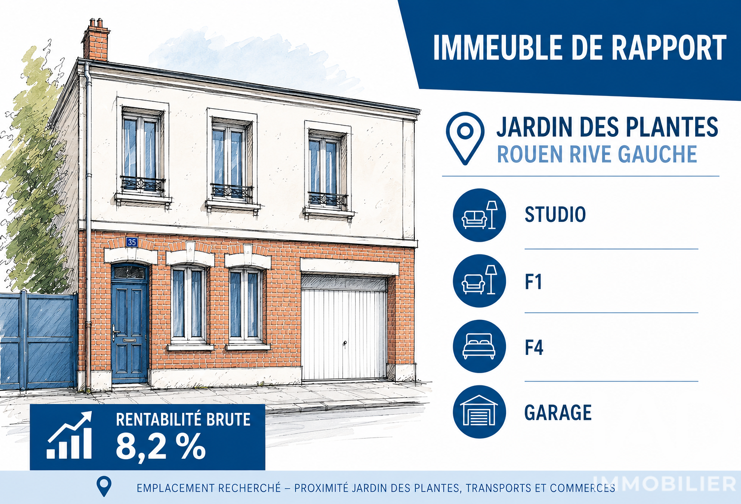 Vente Immeuble 107 m&sup2; — photo 1