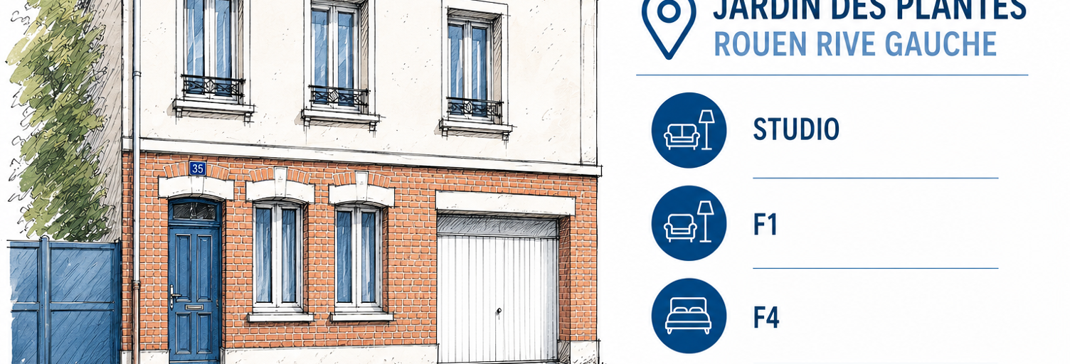 Immeuble  107 m² à vendre à Rouen (76100)