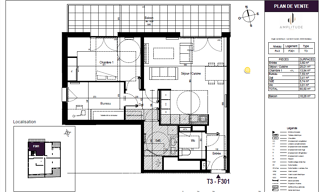 Appartement 3 Pièces 65 m² à louer à Bordeaux (33100)