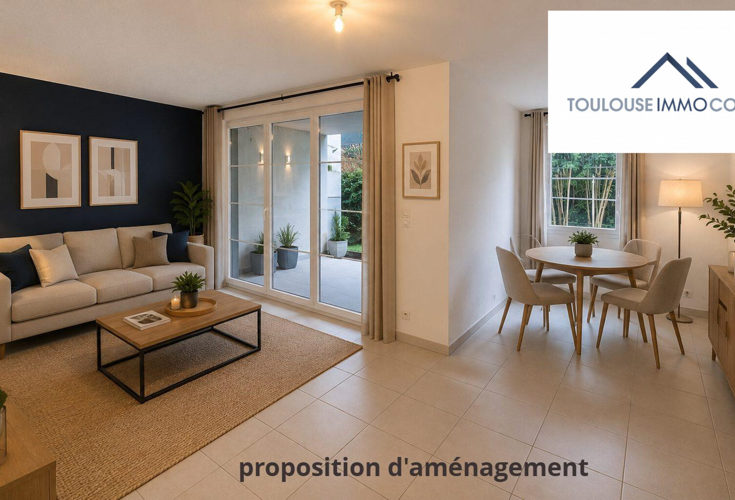 appartement T3 avec jardin — photo 1