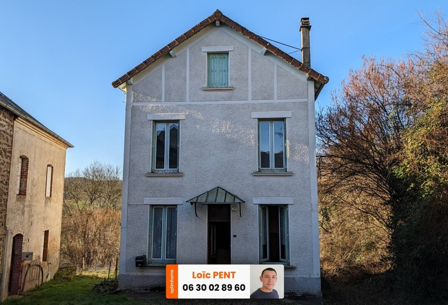 Maison de 66m², 5 pièces à rénover située à Nizerolles ( 03250 ) — photo 1