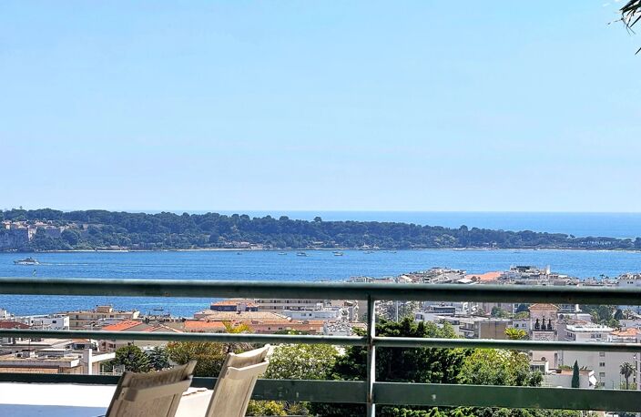 CANNES BASSE CALIFORNIE - DERNIER ETAGE - TERRASSE - VUE MER PAN — photo 2