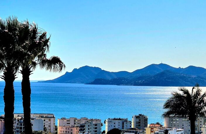CANNES BASSE CALIFORNIE - DERNIER ETAGE - TERRASSE - VUE MER PAN — photo 3
