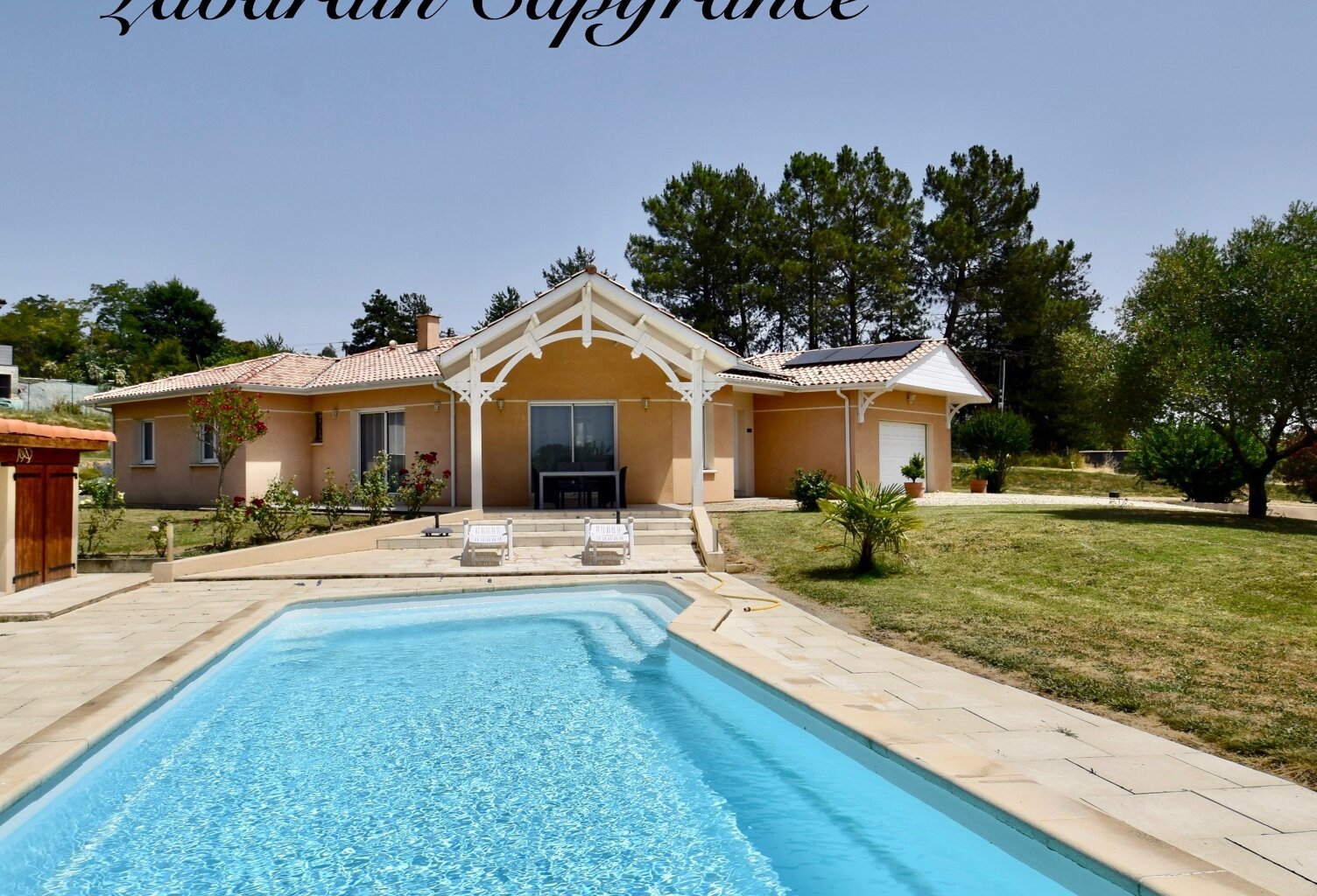 Villa avec piscine de plain pied - 4 chambres - GARAGE — photo 1