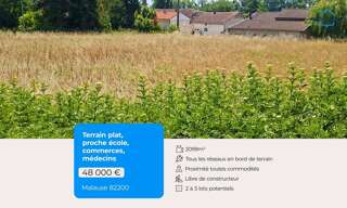 Terrain  2099 m² à vendre à Malause (82200)