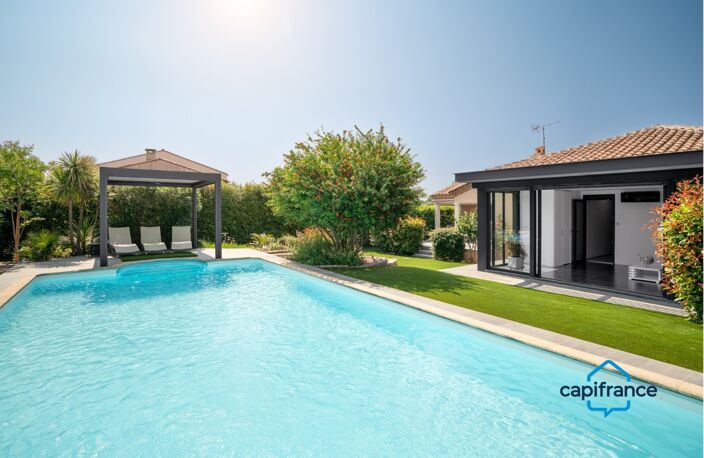 JUVIGNAC – VILLA 6 PIÈCES DE PLAIN-PIED – 168,86 M² – PISCINE CHAUFFÉE – VÉRANDA CHAUFFÉE – SOUS-SOL D’ENVIRON 160 M² — photo 2