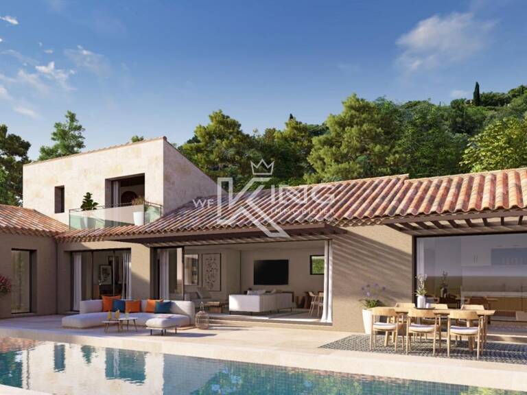 LES ISSAMBRES – VUE MER | PROJET DE VILLA CONTEMPORAINE AVEC PERMIS ACCORDÉ — photo 1