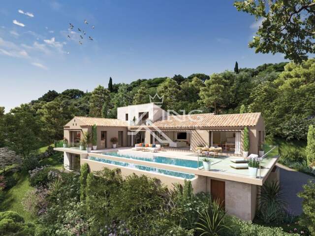 LES ISSAMBRES – VUE MER | PROJET DE VILLA CONTEMPORAINE AVEC PERMIS ACCORDÉ — photo du bien