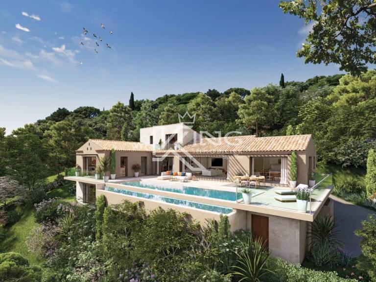 LES ISSAMBRES – VUE MER | PROJET DE VILLA CONTEMPORAINE AVEC PERMIS ACCORDÉ — photo 1