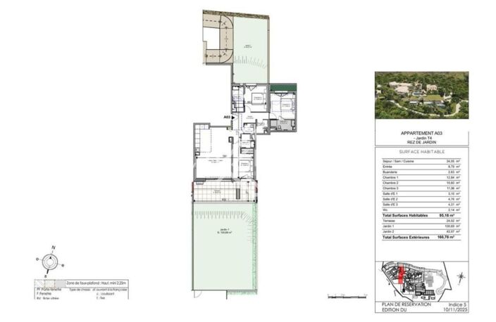 sainte maxime - T4 avec jardin de 95 m² à quelques pas des plages — photo 3