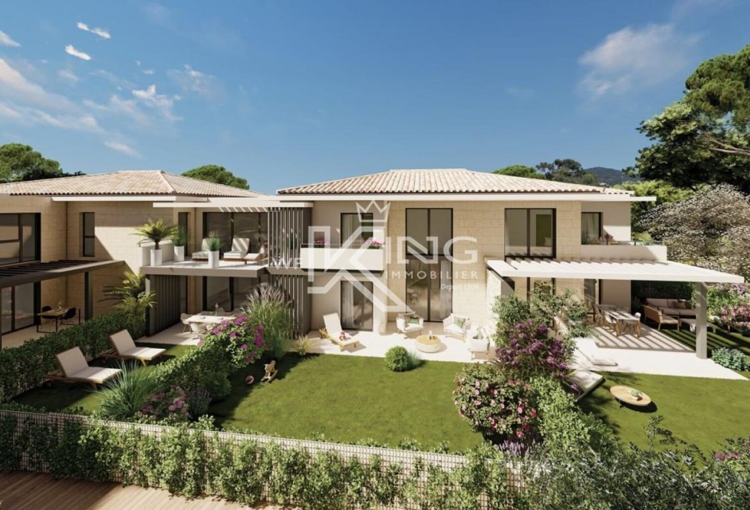 sainte maxime - T2 neuf avec jardin privatif et vue mer — photo 1