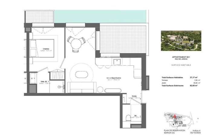 Saint Maxime - À deux pas des plages,  appartement T2 avec jardin — photo 5