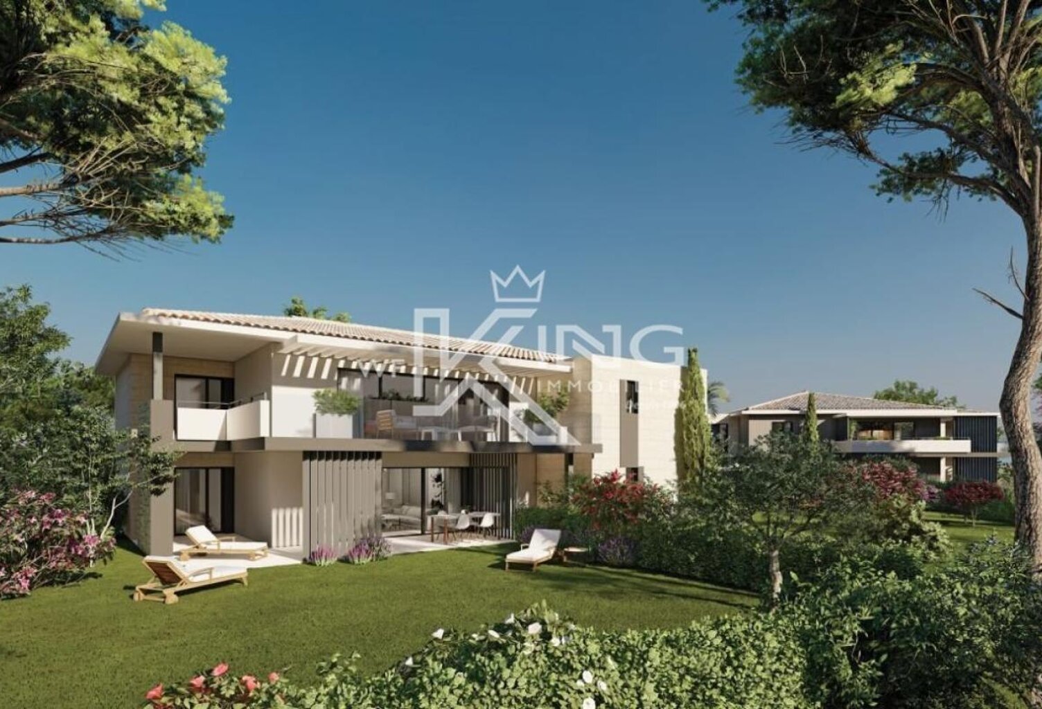 Sainte Maxime, T3 neuf de 79 m² avec jardin privatif et vue mer — photo 1