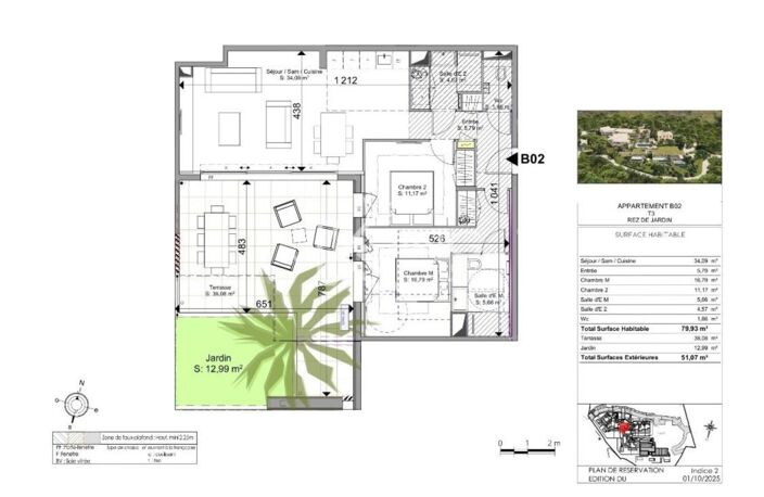 Sainte Maxime, T3 neuf de 79 m² avec jardin privatif et vue mer — photo 3