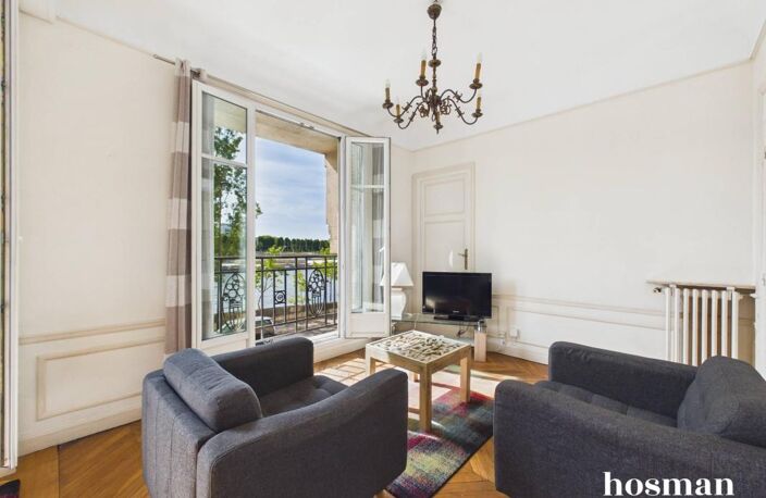 Appartement 3 pièces 2 chambres de 59 m² - Quai Louis Blériot, balcon, lumineux, sud-est — photo 3