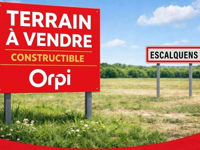 TERRAIN PLAT ESCALQUENS 500m² — photo du bien