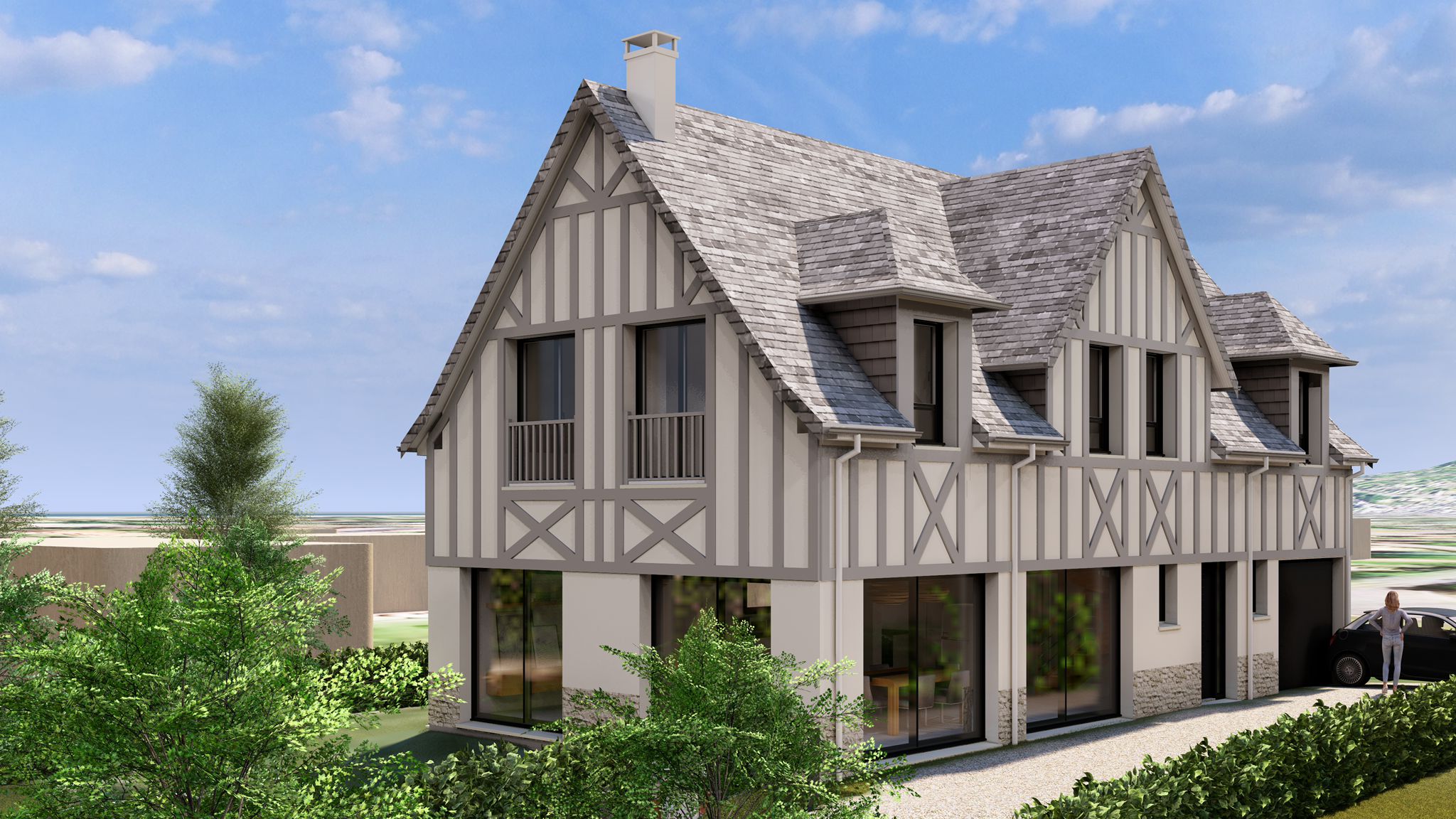 Terrain avec permis de construire purgé de tout recours