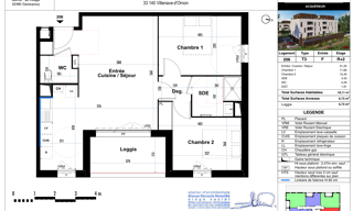 Appartement 3 Pièces 62 m² à louer à Villenave-d'Ornon (33140)