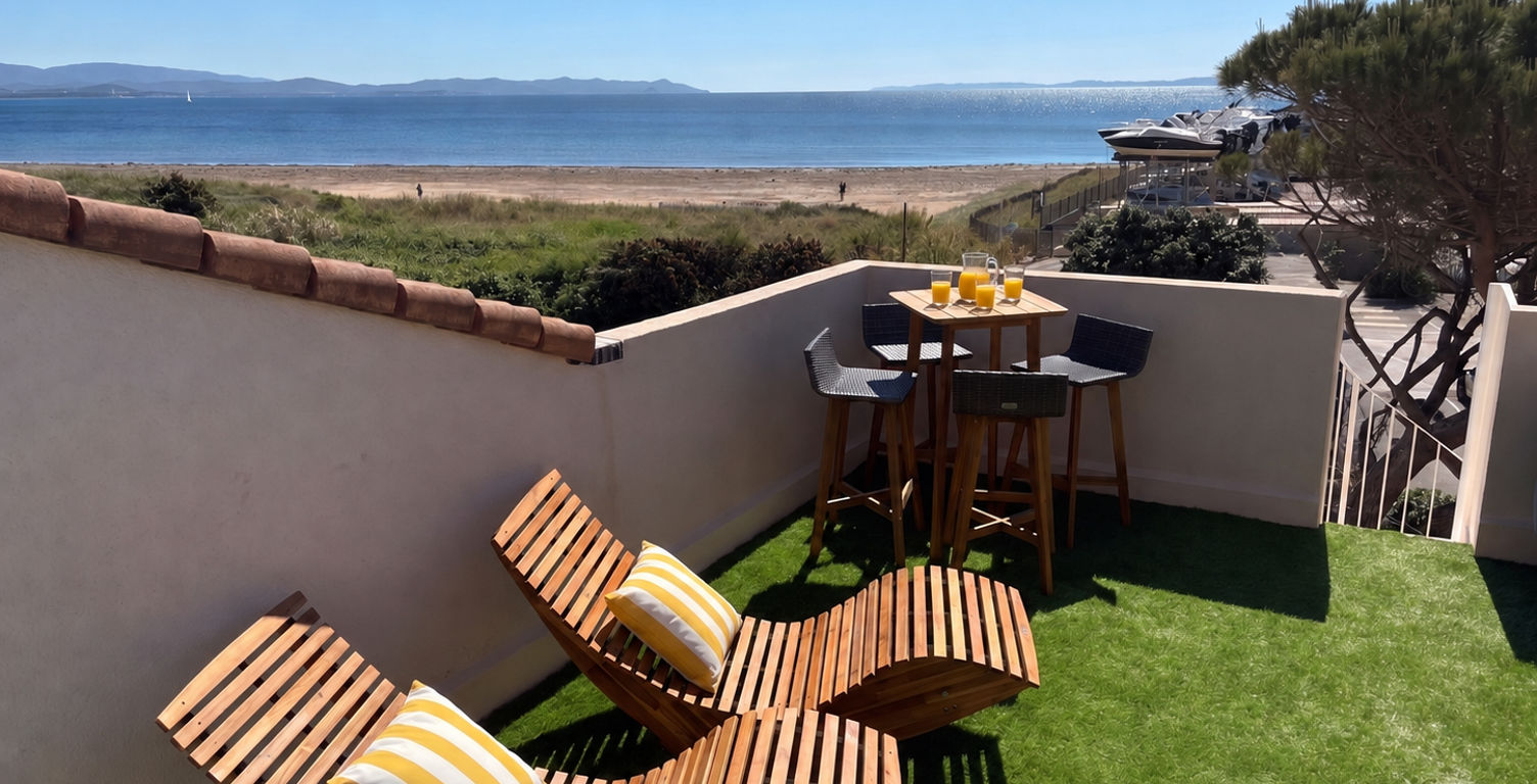 Duplex roof top vue mer acces plage — photo 1