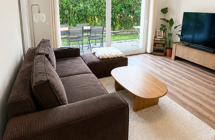 TINQUEUX Appartement T3 dans immeuble récent avec jardin et — photo 3