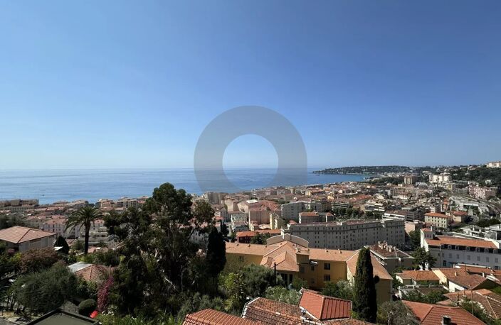 MENTON - TERRES CHAUDES: APPARTEMENT 2P AVEC VUE MER PANORAMIQUE — photo 2