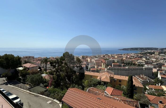 MENTON - TERRES CHAUDES: APPARTEMENT 2P AVEC VUE MER PANORAMIQUE — photo 3