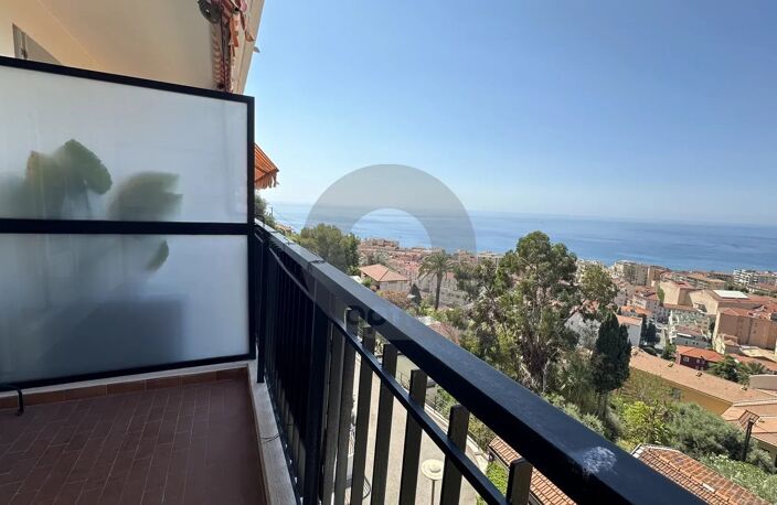 MENTON - TERRES CHAUDES: APPARTEMENT 2P AVEC VUE MER PANORAMIQUE — photo 4