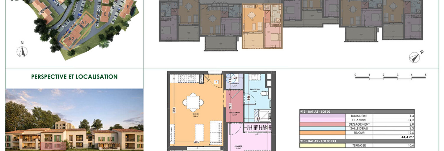 Appartement 2 Pièces 44 m² à vendre à Vescovato (20215)