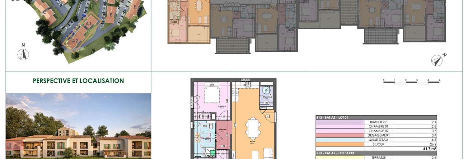 Appartement 3 Pièces 62 m² à vendre à Vescovato (20215)