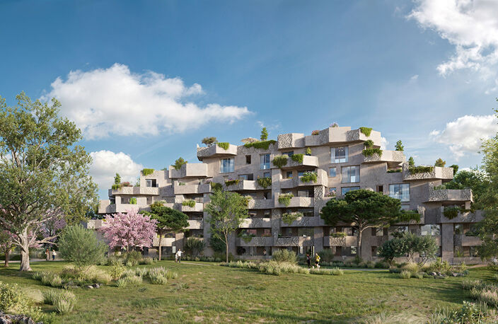 NEUF Lattes T4 84m²+Balcon 23m²+ Parking en BRS — photo 3