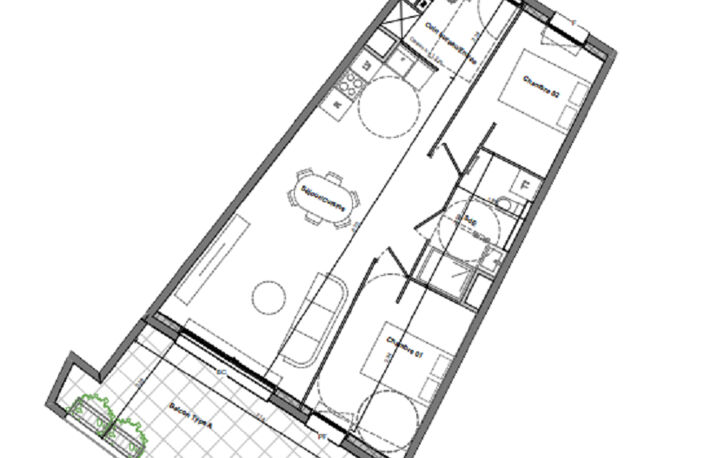 NEUF Lattes T4 84m²+Balcon 23m²+ Parking en BRS — photo 5