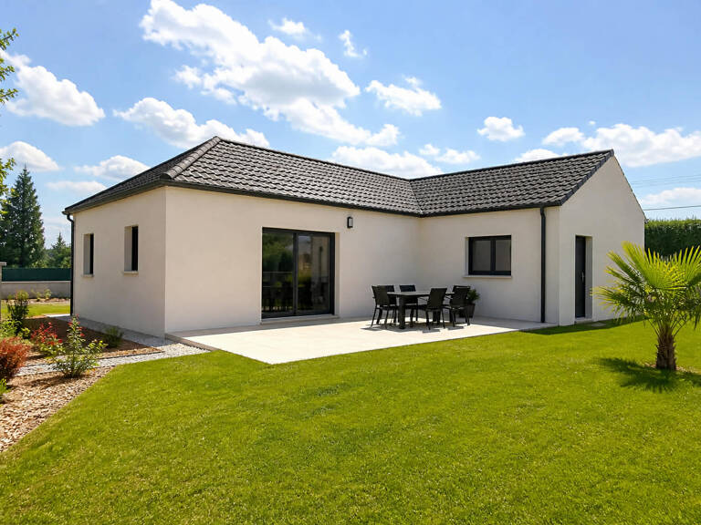 Maison de plain-pied de 98 m² – 4 chambres – Garage – Terrain de 520 m² – Barentin — photo 1