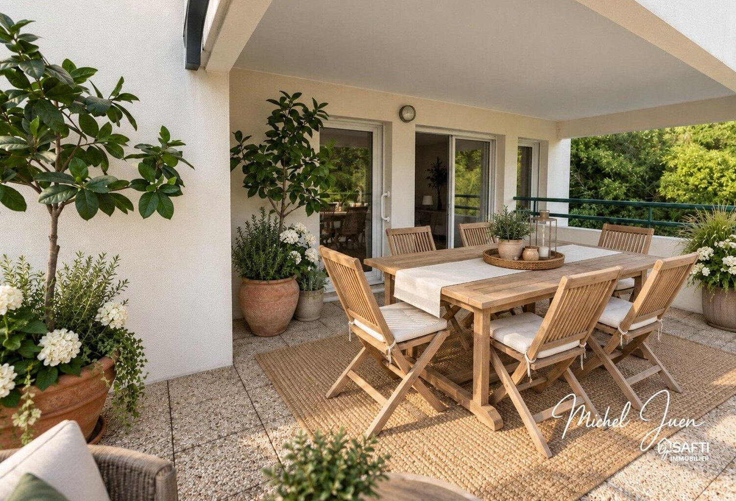 BIARRITZ  QUARTIER DE LA MILADY  GRANDE TERRASSE AU CALME — photo 1