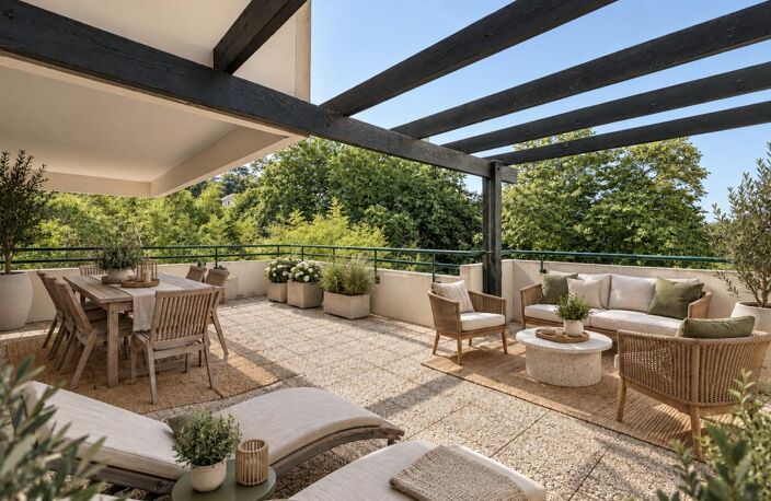 BIARRITZ  QUARTIER DE LA MILADY  GRANDE TERRASSE AU CALME — photo 2