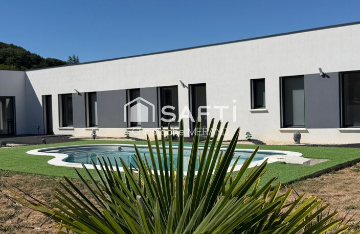 Villa d'architecte contemporaine avec piscine  272 m² habitables  — photo 2