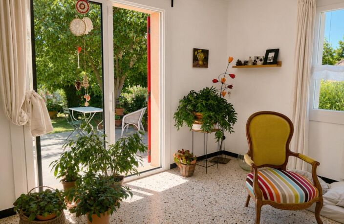 Maison plain-pied jardin bucolique calme Montfavet — photo 4