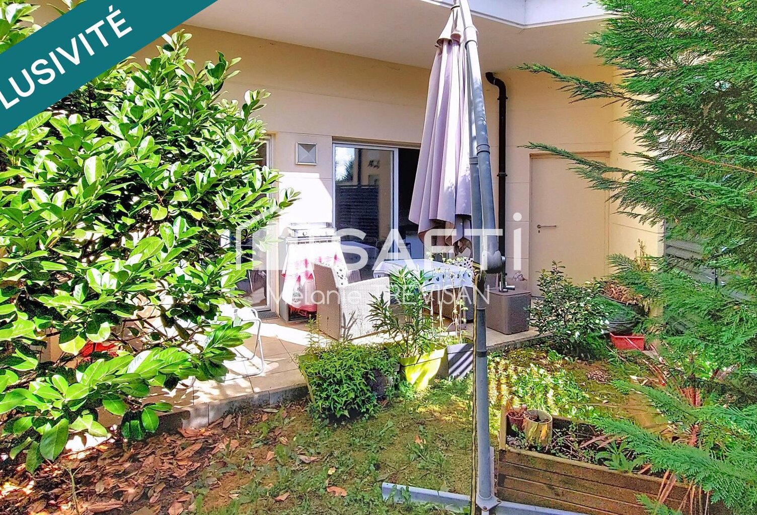 Coup de cœur assuré à Antony : Superbe 3 pièces avec terrasse et jardin de 30 m² au calme absolu à 8 mn du RER B — photo 1