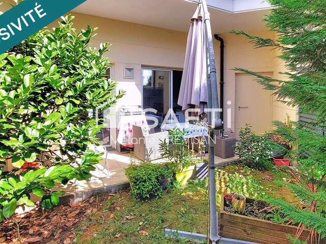 Coup de cœur assuré à Antony : Superbe 3 pièces avec terrasse et jardin de 30 m² au calme absolu à 8 mn du RER B — photo du bien