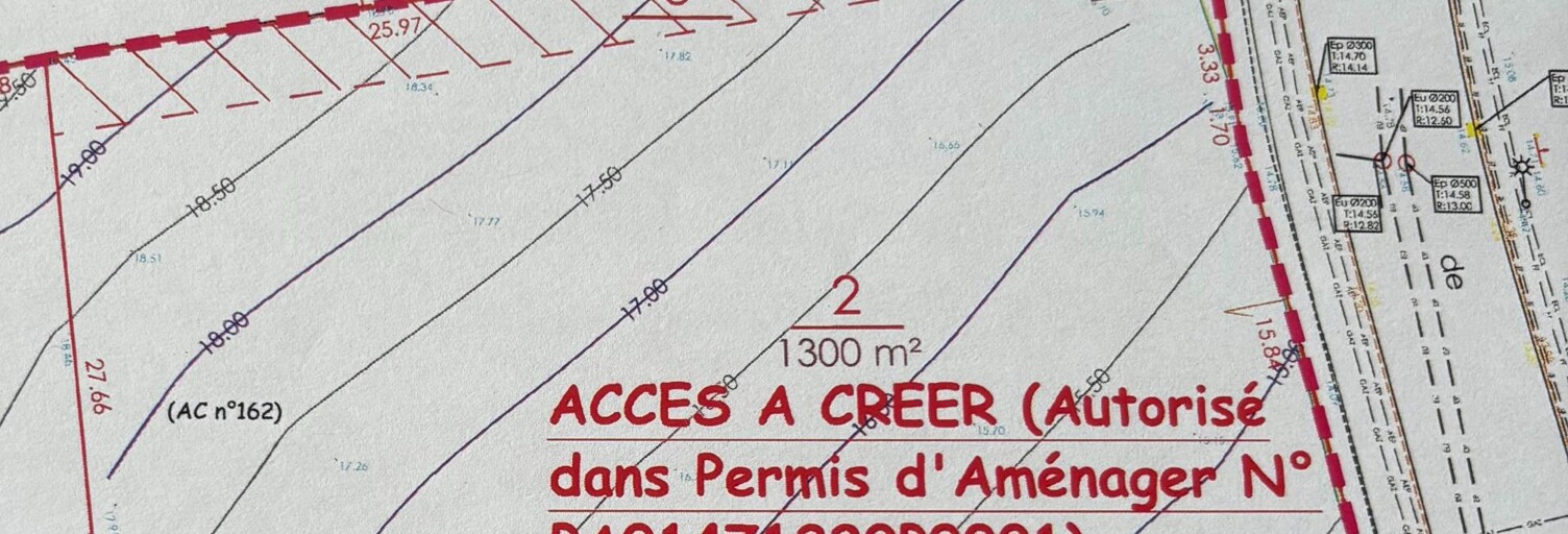 Terrain  1300 m² à vendre à Troarn (14670)